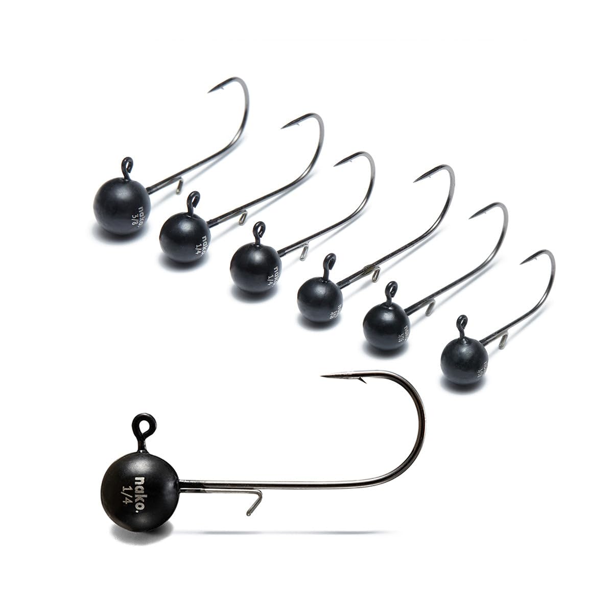 Amazon.com : Nako 200% Sensitive Tungsten Ball Jig Heads - No Chip